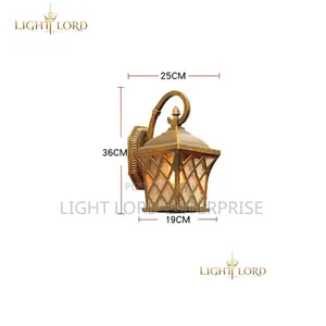 Spanish Outsid Wall Pillar Light