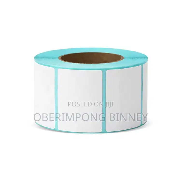 Sticker Paper Rolls 50x25mm (200 Stickers on a Roll)
