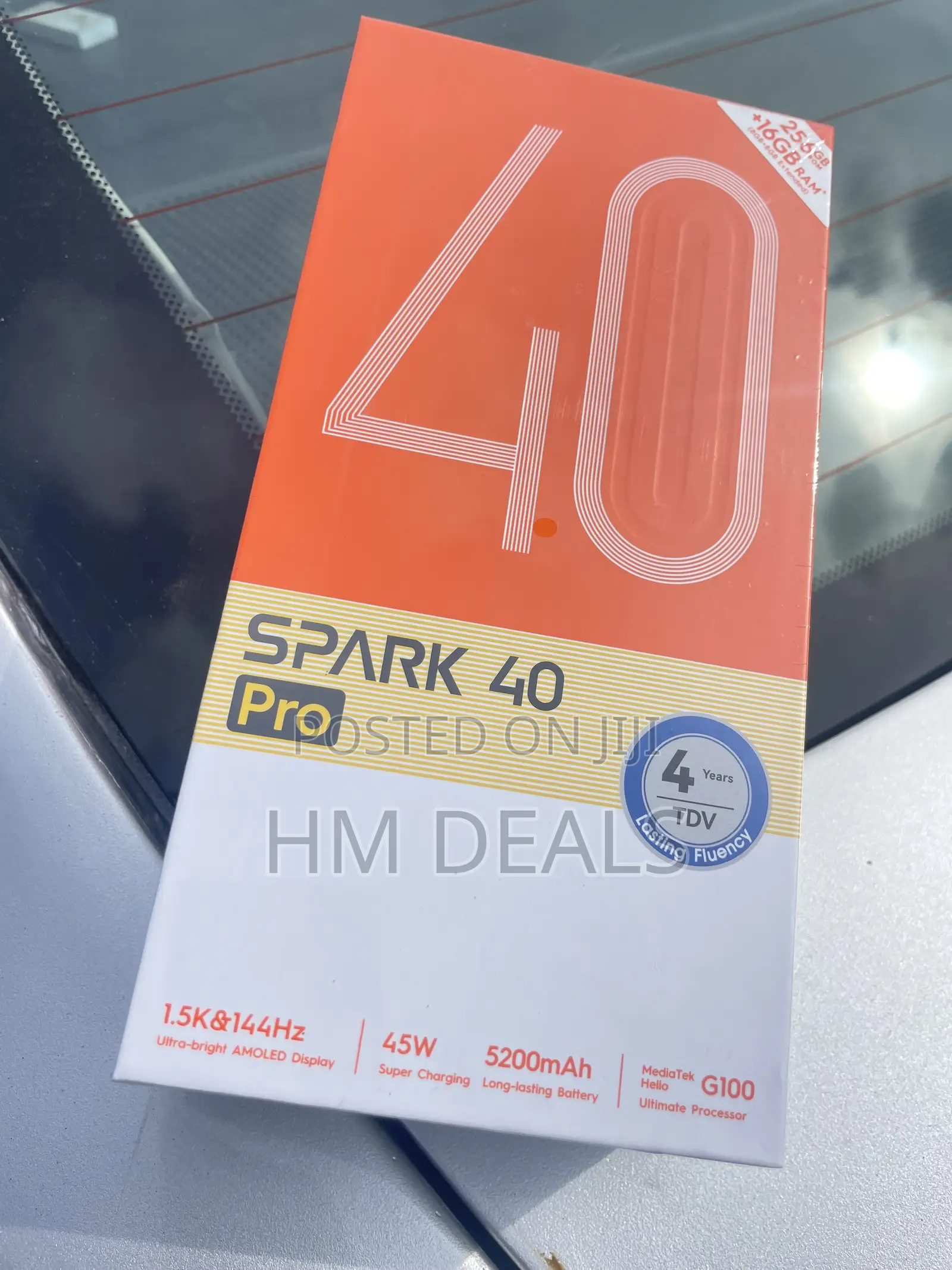 New Tecno Spark 40 Pro 256 GB Black