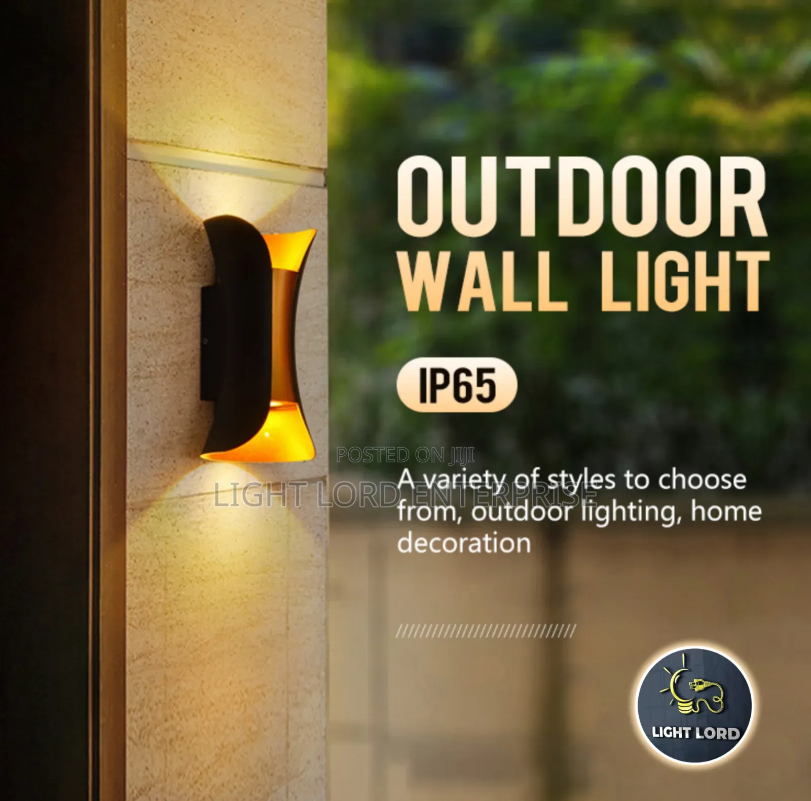 Gavin Rustproof Led Wall Light Warm Color