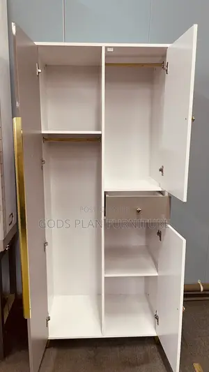 Two Doors Wooden Wardrobe