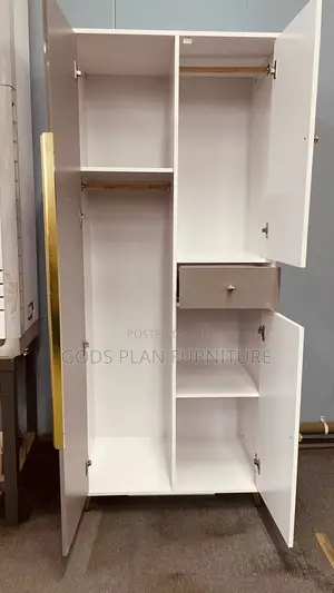 Two Doors Wooden Wardrobe