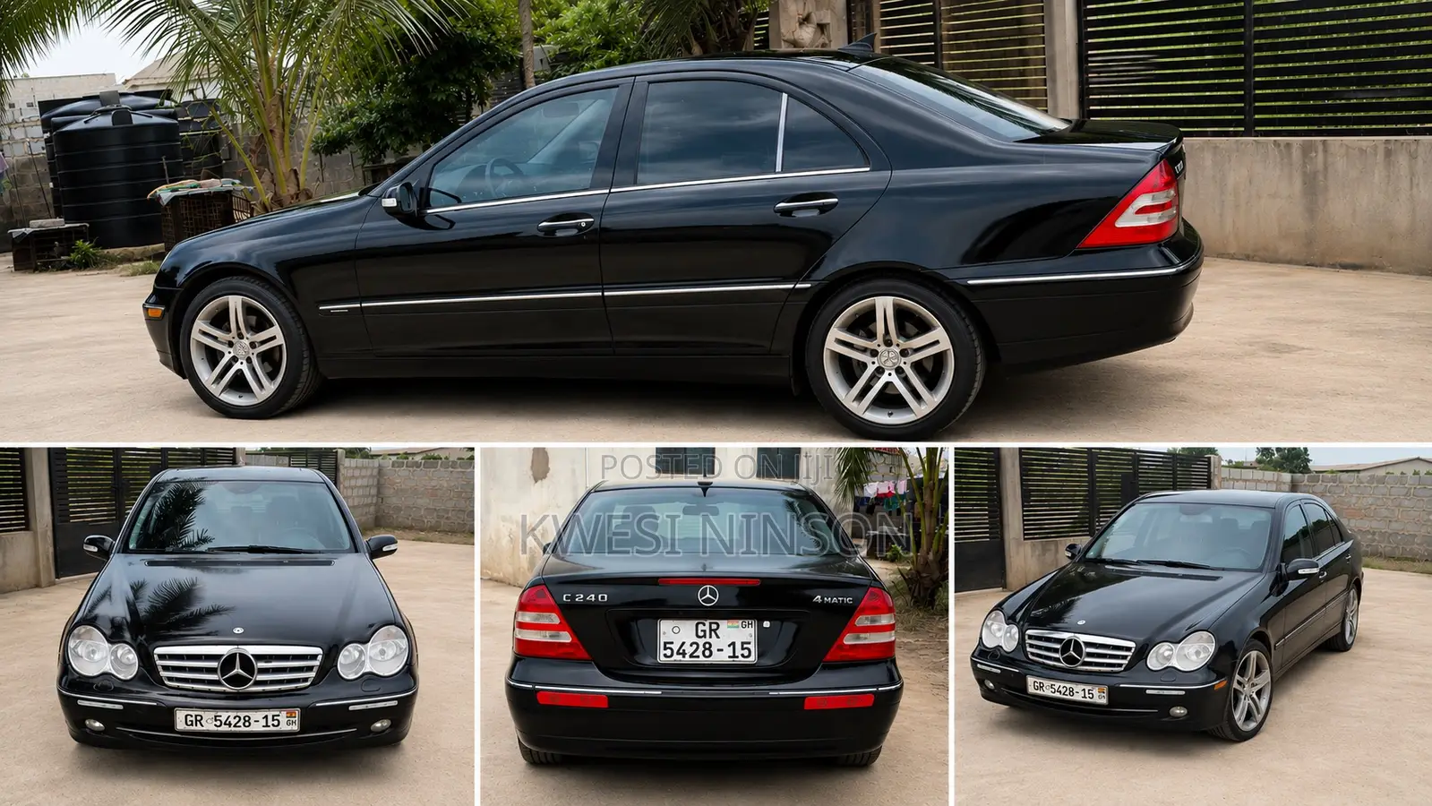 Mercedes-Benz C240 2.6 4MATIC AWD 2006 Black