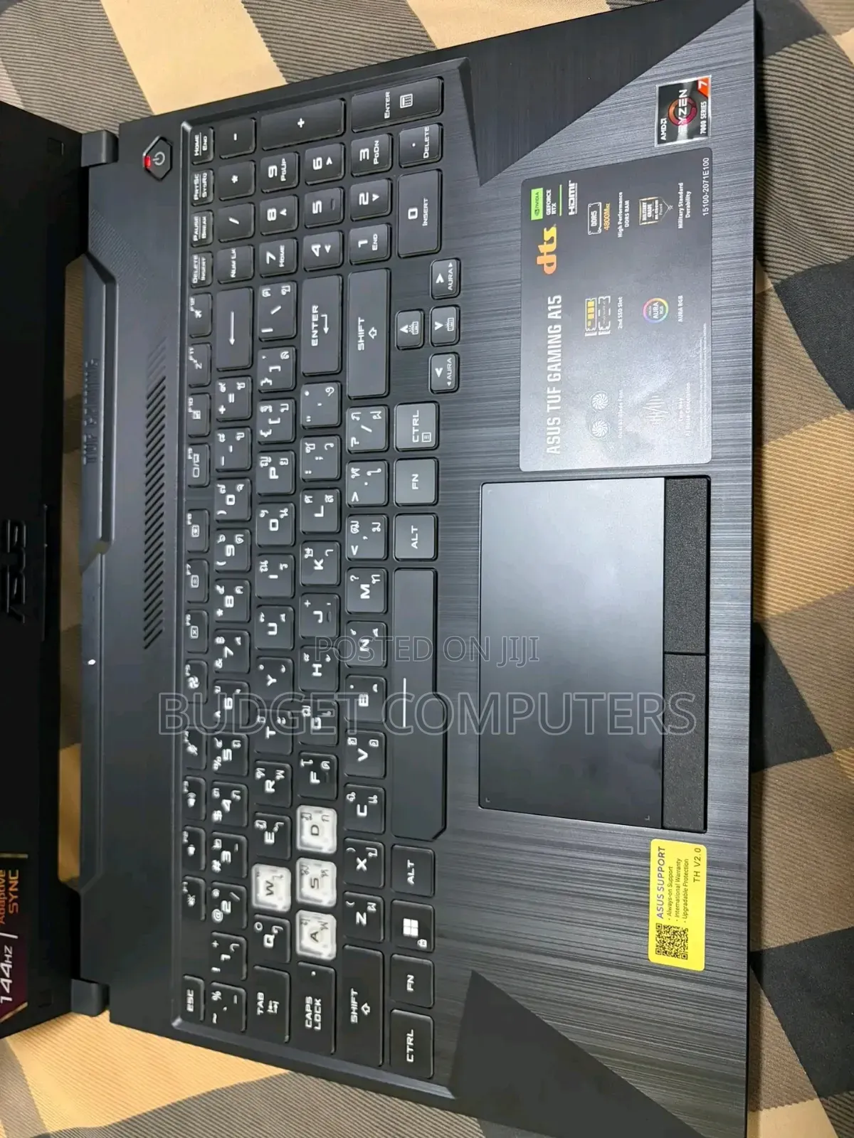 New Laptop Asus TUF Gaming A15 16GB AMD Ryzen 7 SSD 1T