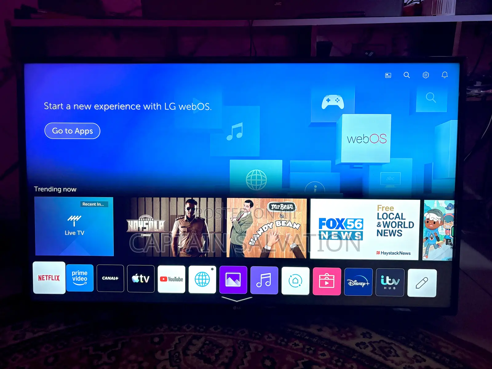 Lg Smart Digital Satellite Tv 50inches Uk Used