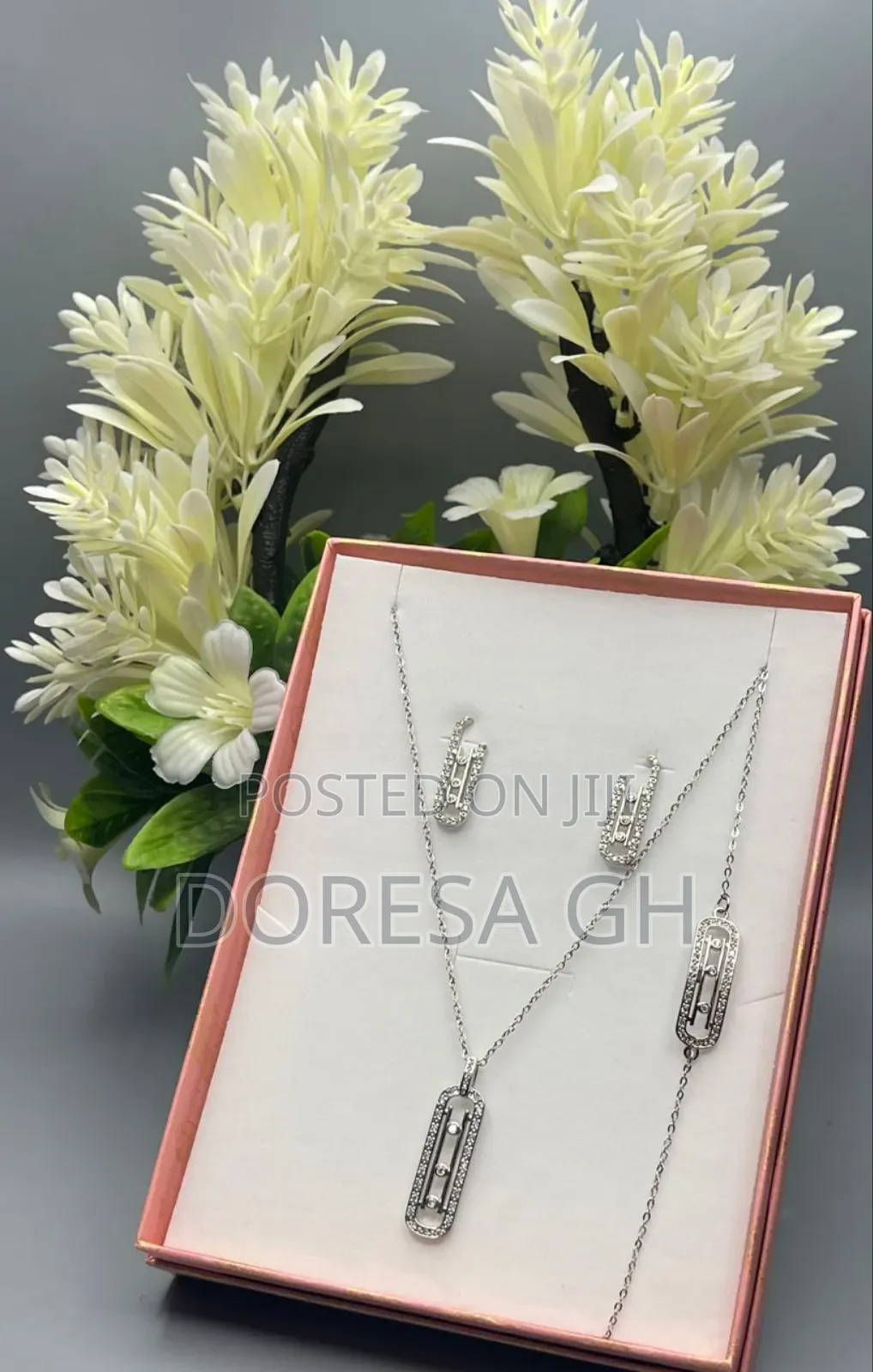 Necklace, Bracelet Earrings Set for Women – Jewelry Gift for Her