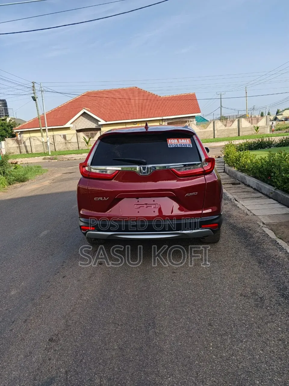 Honda CR-V EX AWD 2019 Red