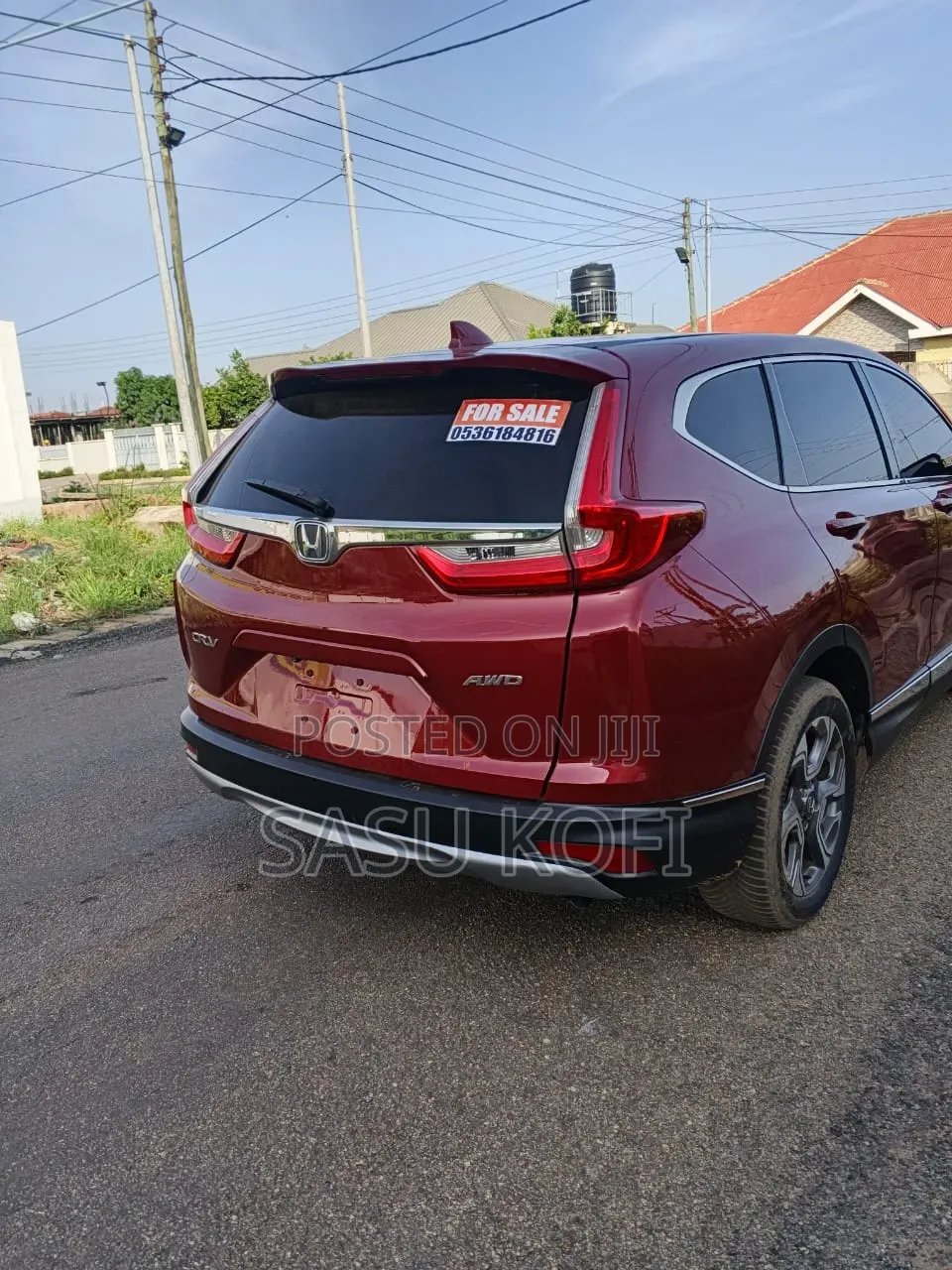 Honda CR-V EX AWD 2019 Red