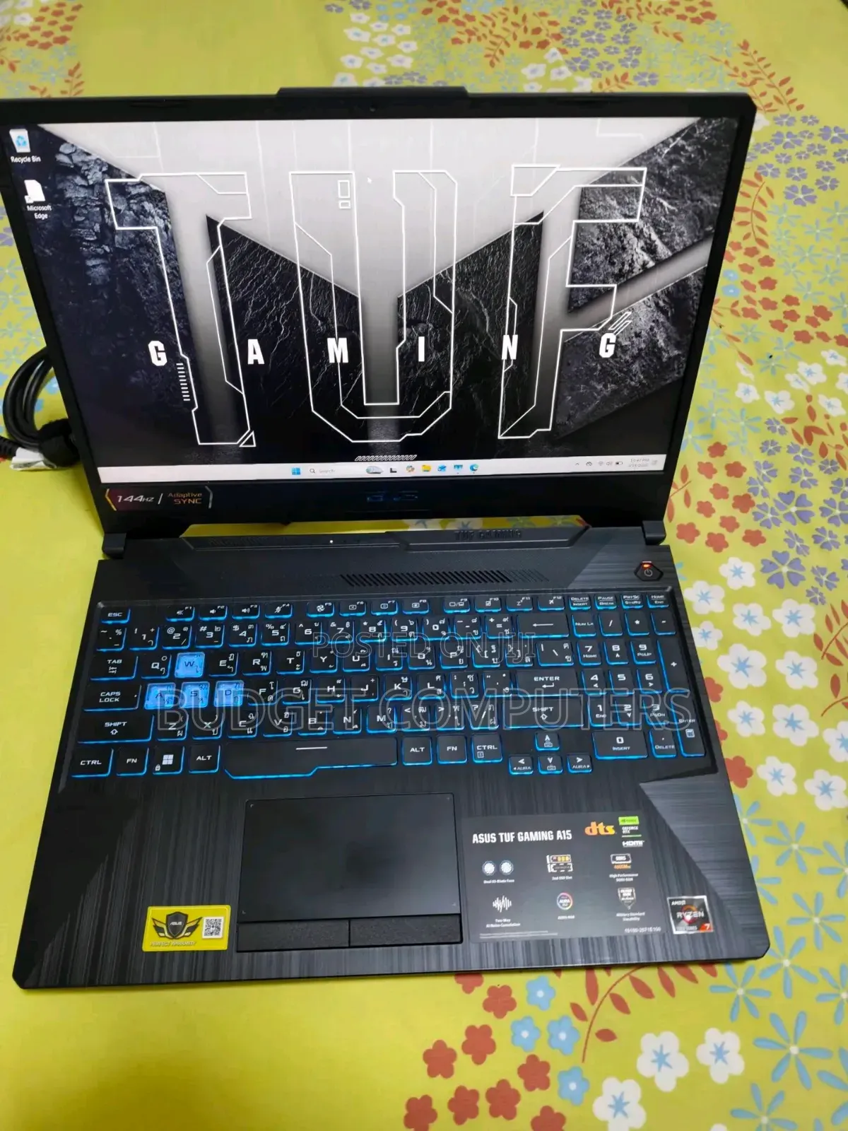 New Laptop Asus TUF Gaming A15 16GB AMD Ryzen 7 SSD 1T