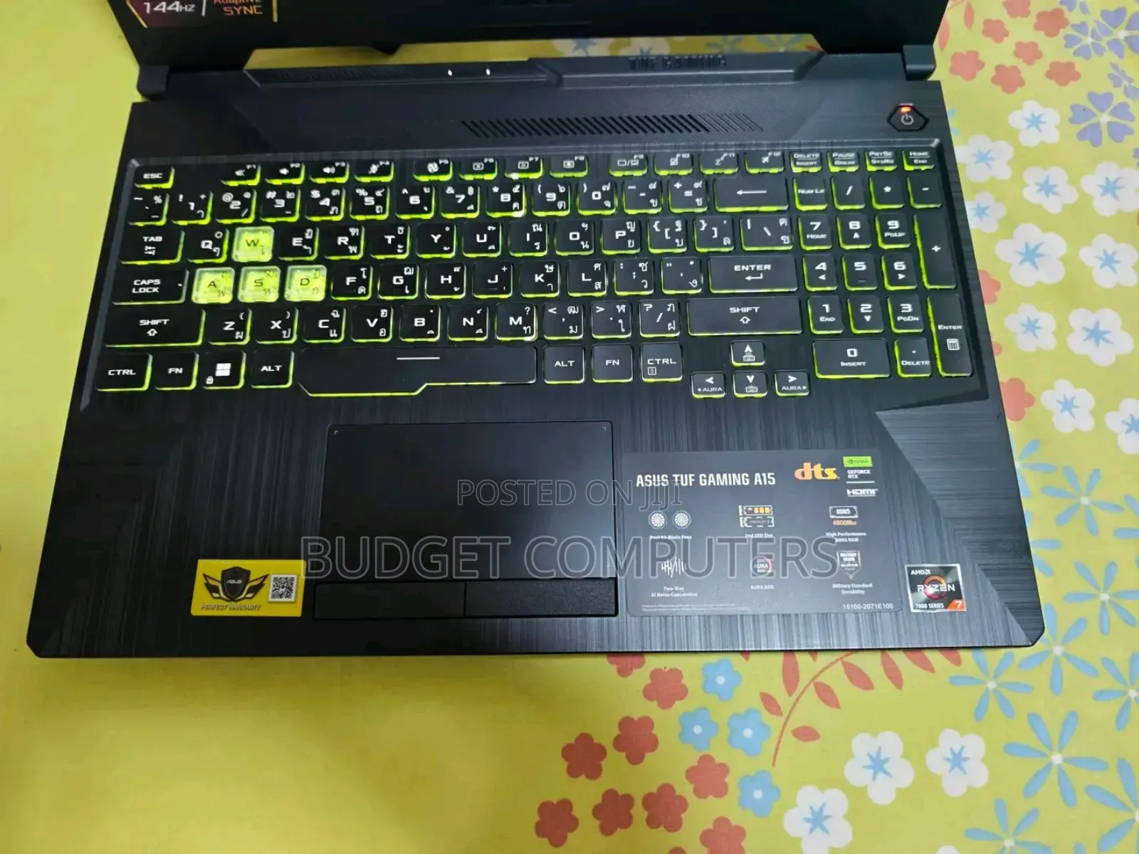 New Laptop Asus TUF Gaming A15 16GB AMD Ryzen 7 SSD 1T