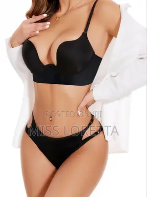 Backless Plunge Bra - Black