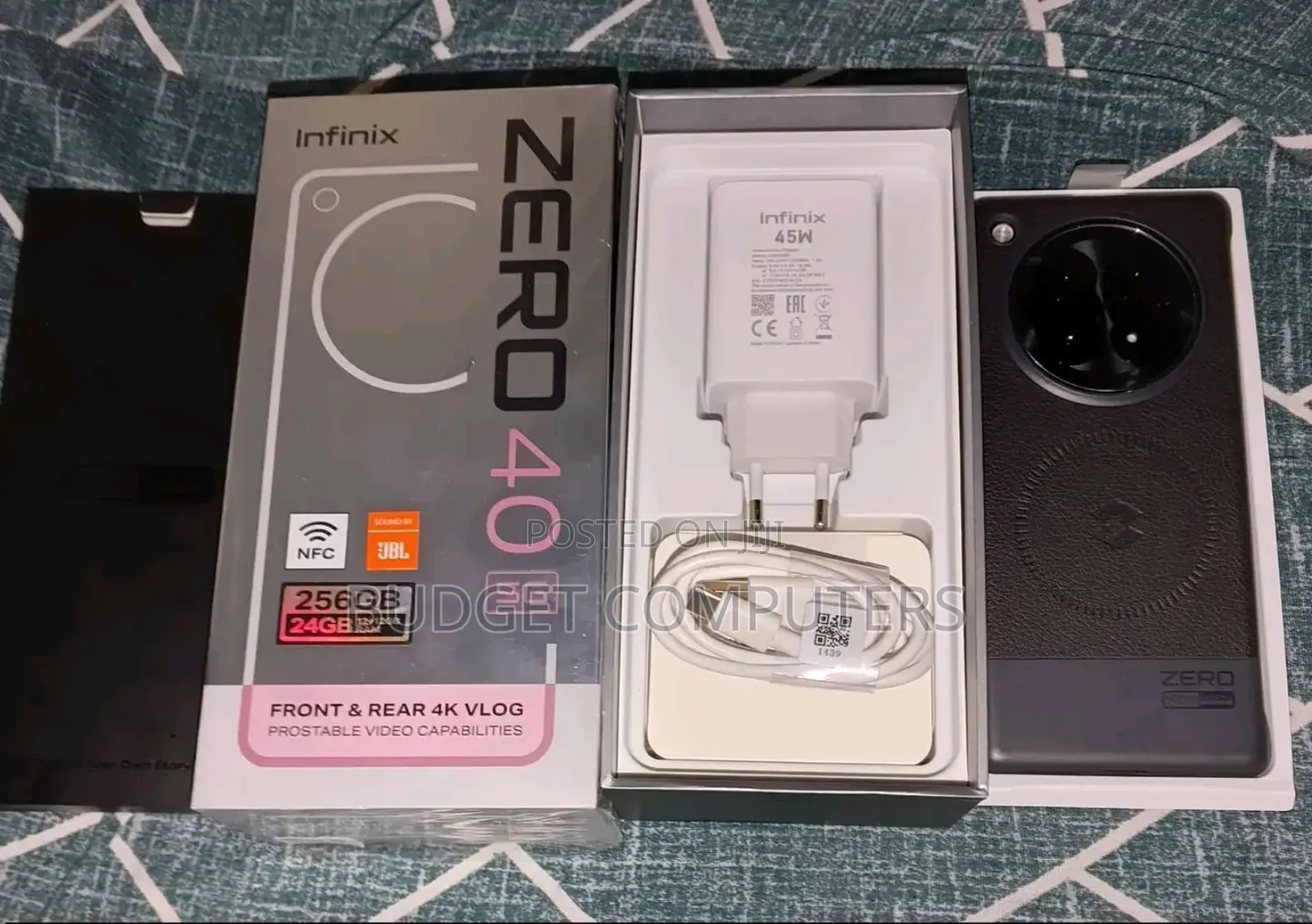 New Infinix Zero 40 4G 256 GB Black
