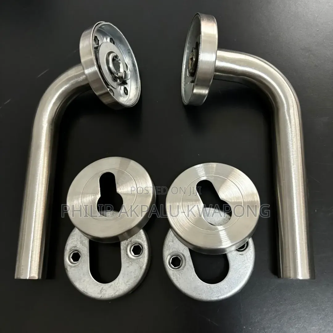 Door Lock 304 Stainless Steel Arc Rosette Style