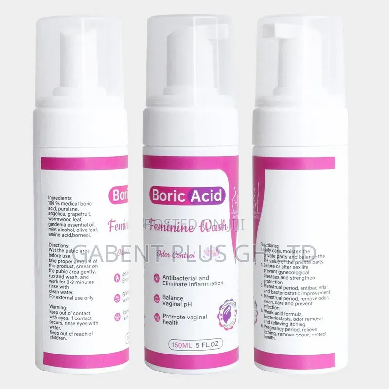 Boric Acid Foam Wash