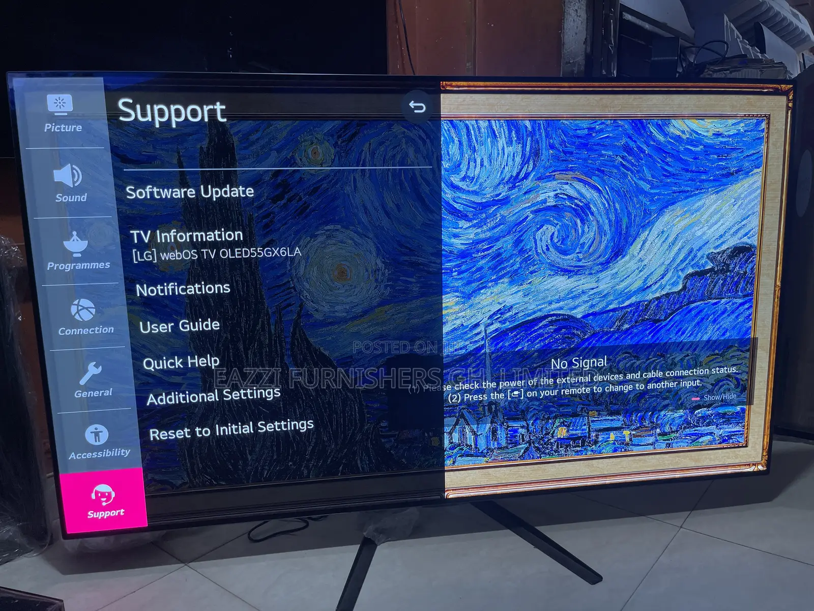 Lg Gx Oled 55 Inche at 120 Hz Perfect High Gaming Uhd HDR Smart Uk Tv