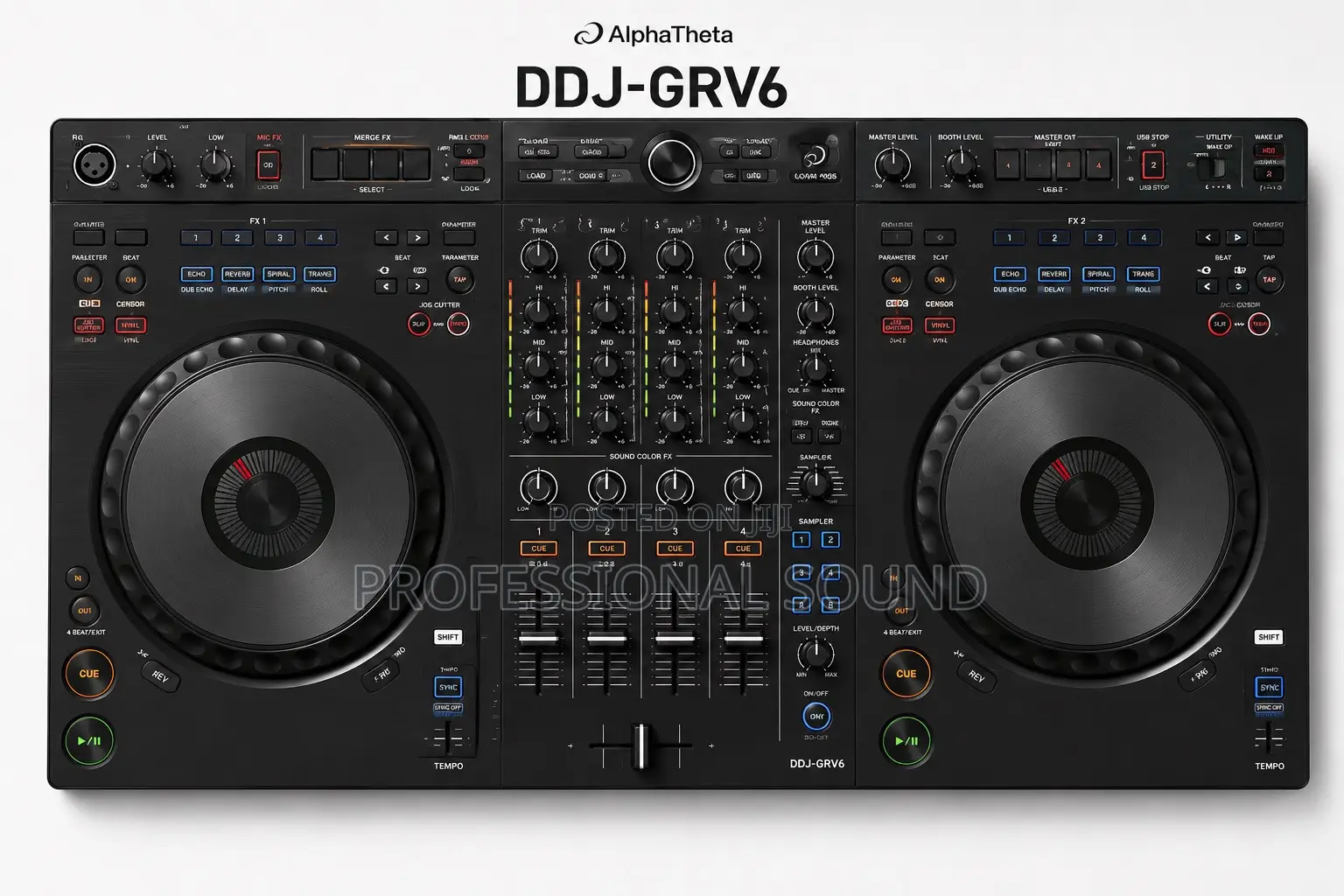 Alphatheta DDJ-Grv6 Is a 4-Channel Professional Dj Controller