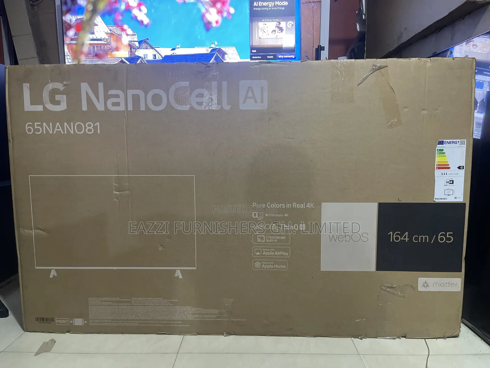 65nano81t6a Smart 65 Inche Nanocell Lg Smart Uhd Pure Colours Uk Tv