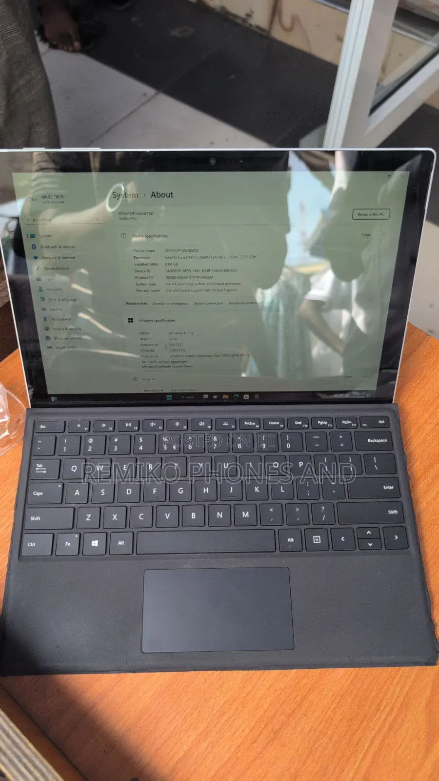 Laptop Microsoft Surface Pro 8GB Intel Core i5 SSD 256GB