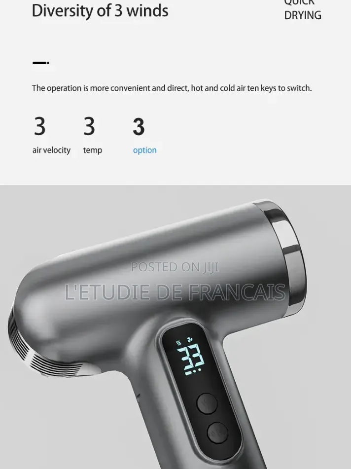 Cordless Rechargeable Hair Dryer