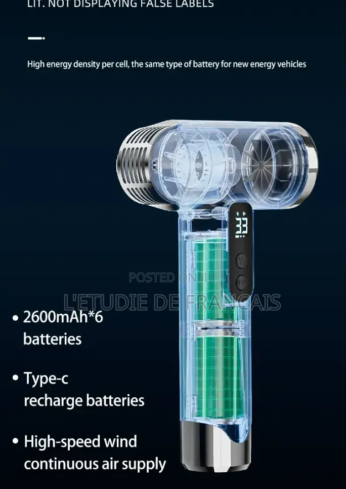 Cordless Rechargeable Hair Dryer