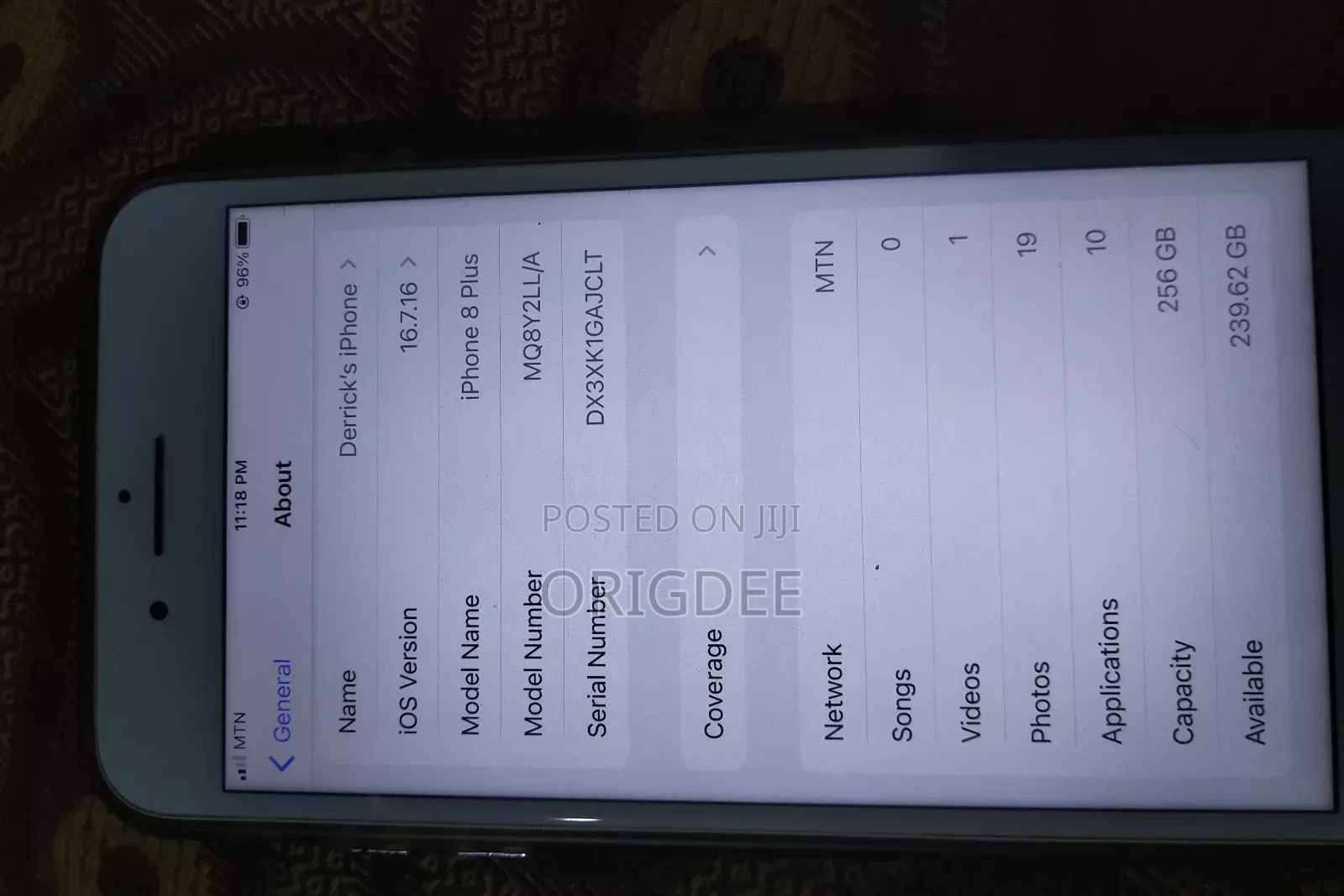 Apple iPhone 8 Plus 256 GB Rose Gold