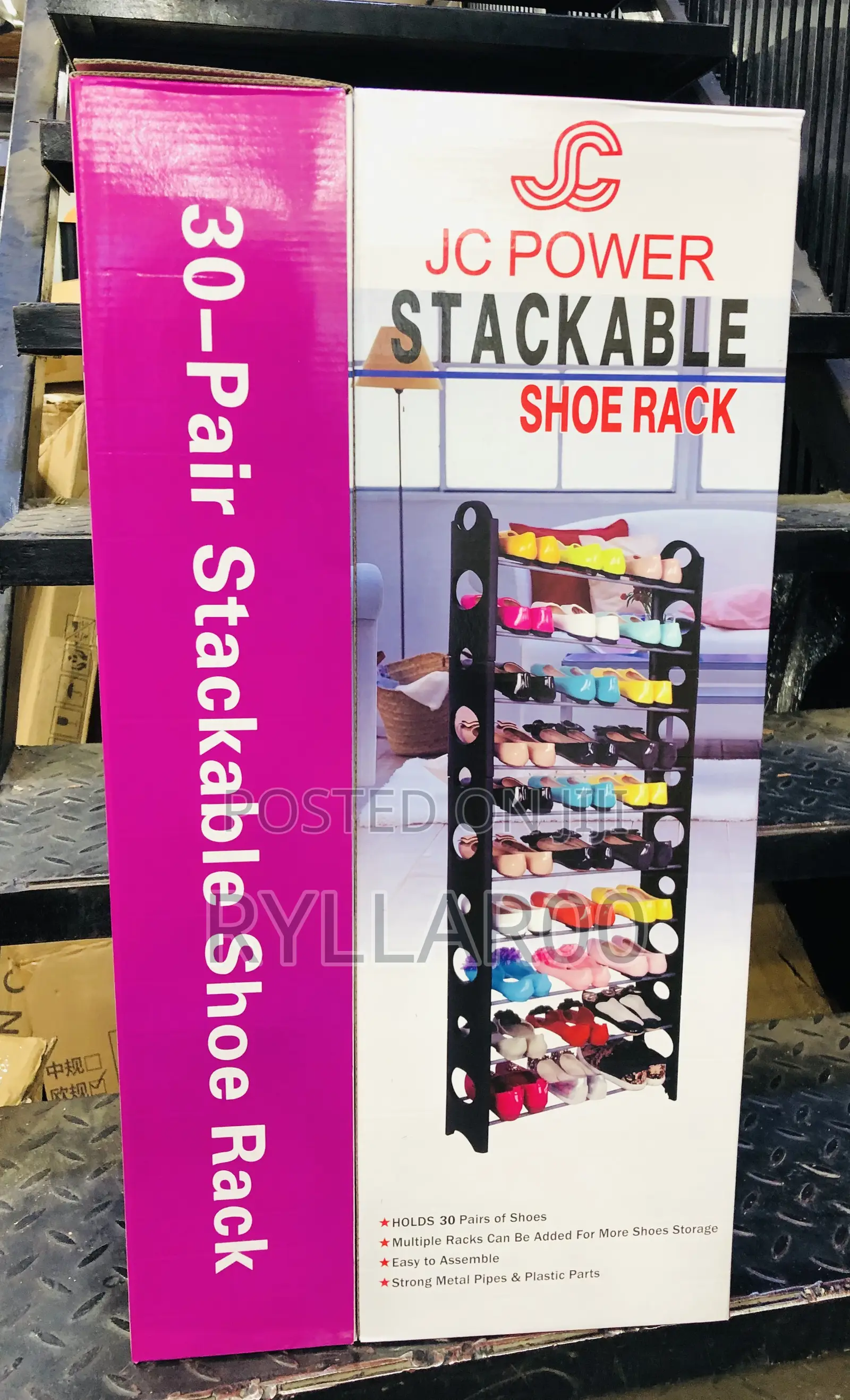 Shoe Rack 30 Pairs(10 Layers)