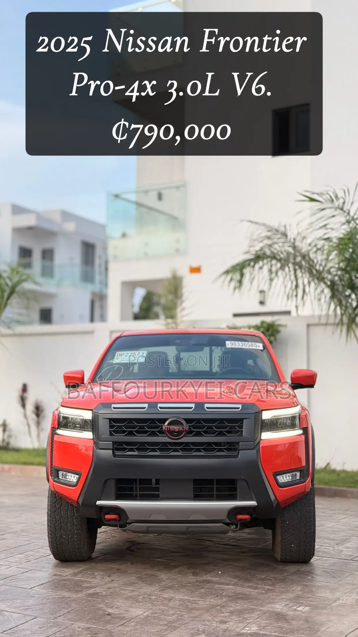 Nissan Frontier Crew Cab 4x4 PRO-4X 2025 Red