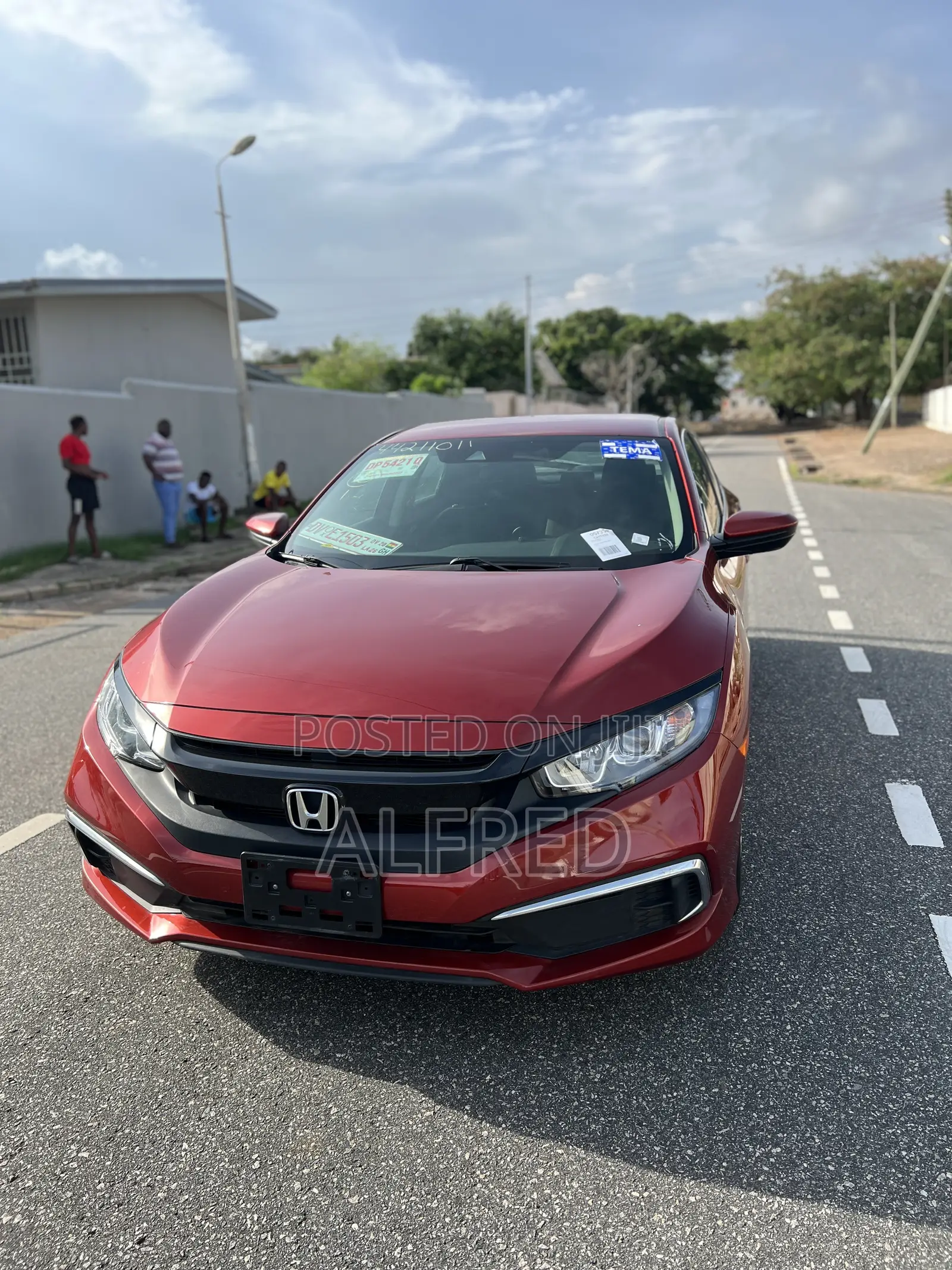 Honda Civic LX Sedan 2019 Red