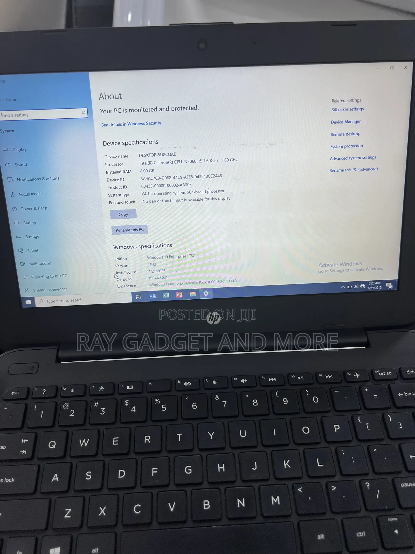 Laptop HP Stream Notebook 4GB Intel HDD 128GB
