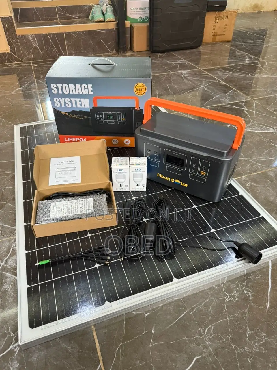 Solar Energy System for Portable Power Station