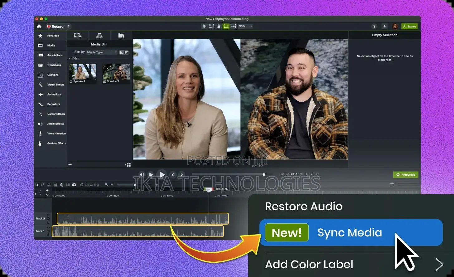 Techsmith Camtasia 2026 | Record and Create Great Videos | Win/Mac