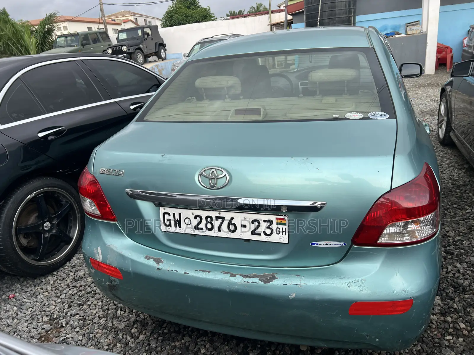 Toyota Belta 2012 Teal