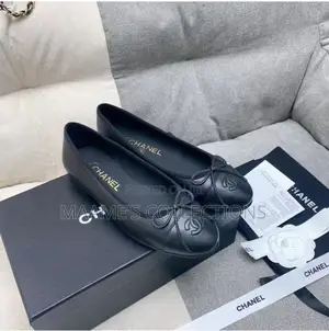 Chanel Classic Ballerina Flats Shoe. Size 37 - 42 (Comes With a Box)