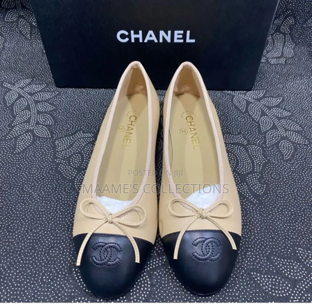 Chanel Classic Ballerina Flats Shoe. Size 37 - 42 (Comes With a Box)
