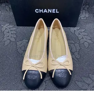 Chanel Classic Ballerina Flats Shoe. Size 37 - 42 (Comes With a Box)