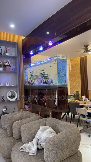 Shelves Mount Aquarium With Fishes