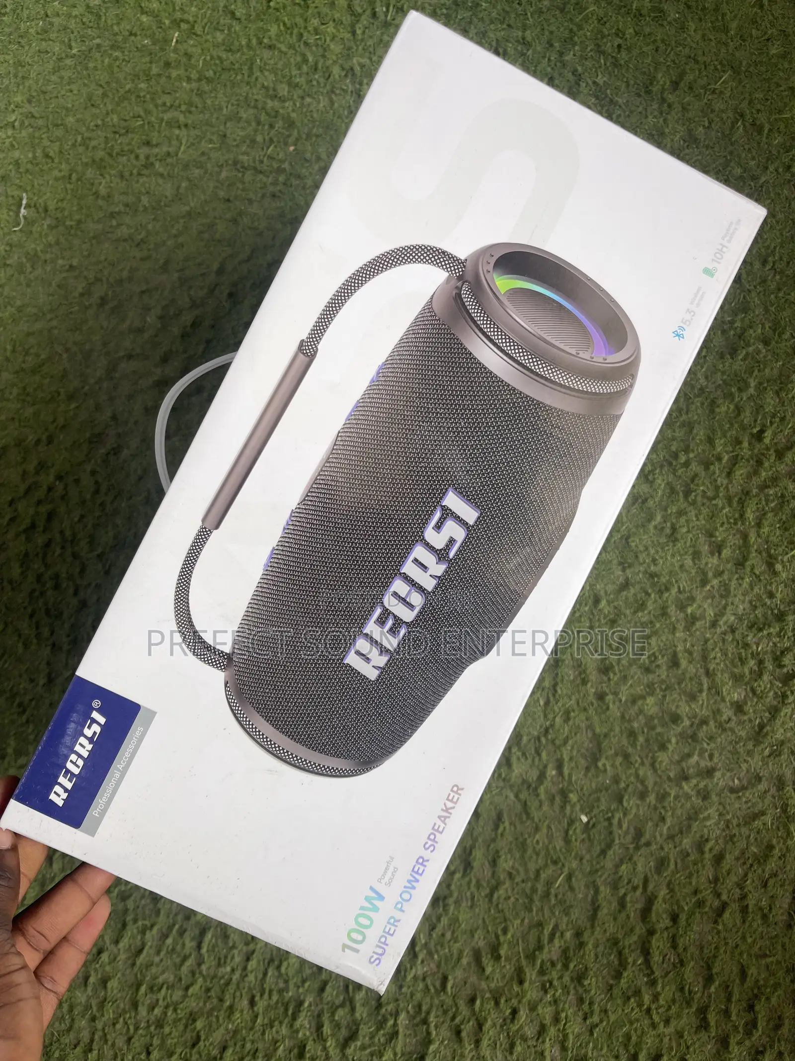Recrsi Portable Bluetooth Speaker With Wireless Connectivity