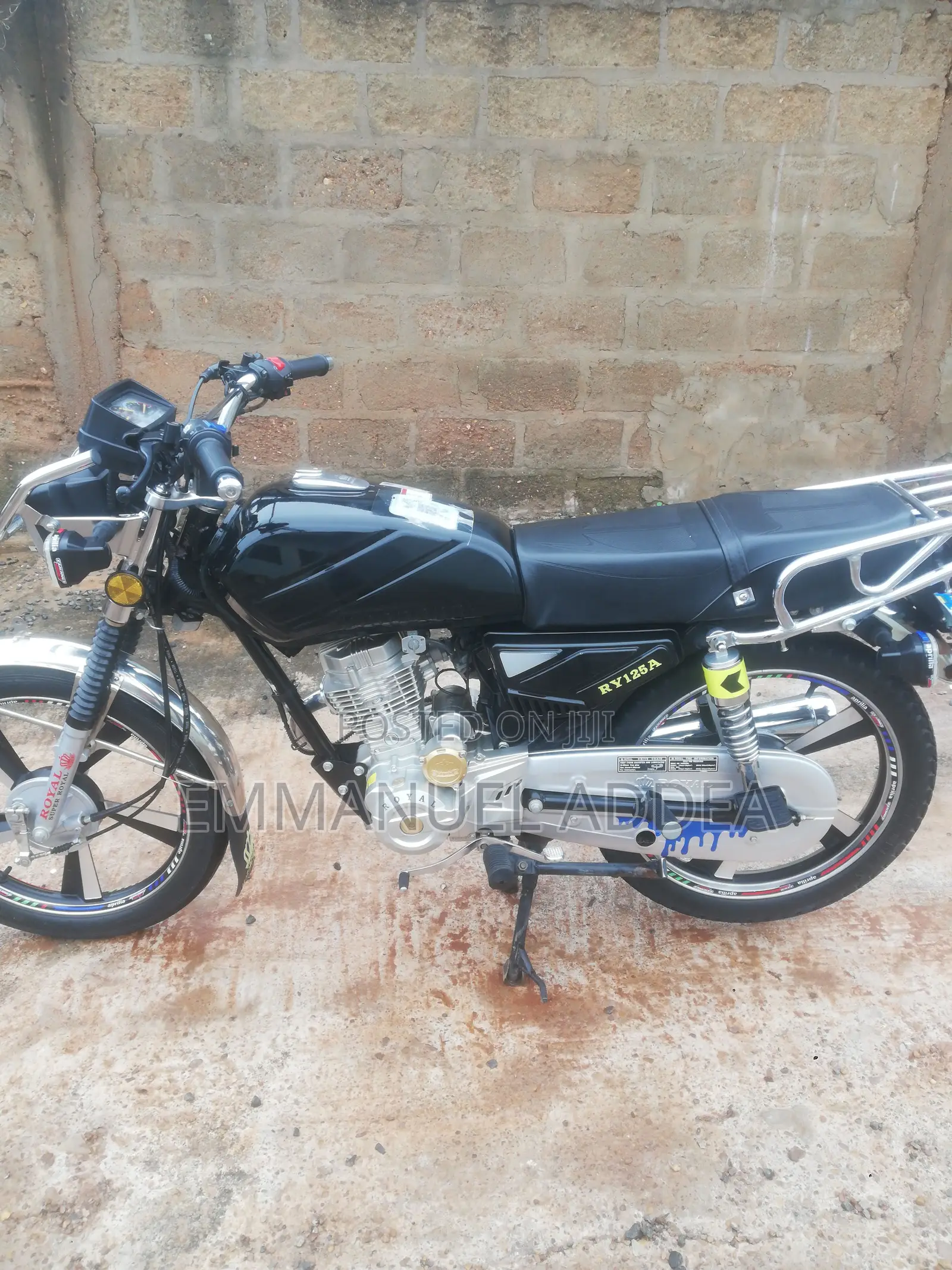 New Royal Motorcycle 2026 Black