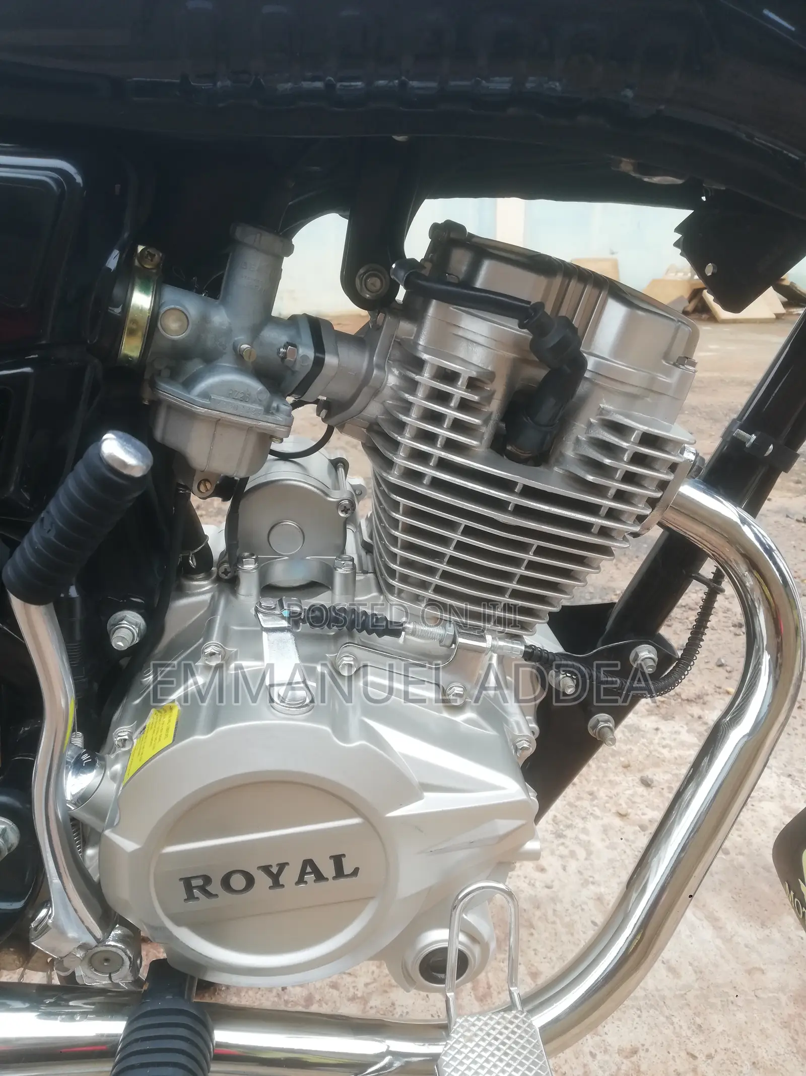 New Royal Motorcycle 2026 Black