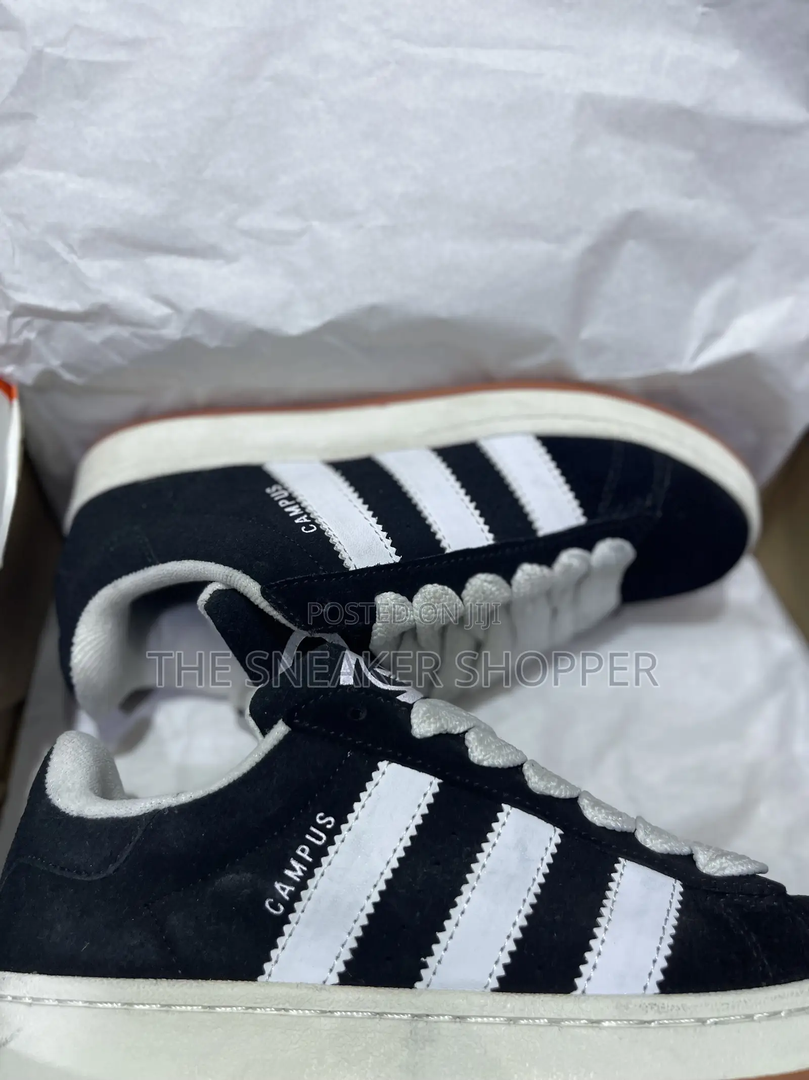 Adidas Campus Ad Black And White Stripes