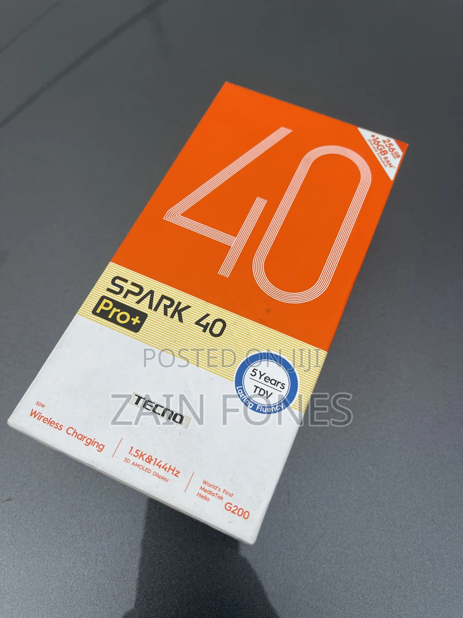 New Tecno Spark 40 Pro+ 256 GB Blue