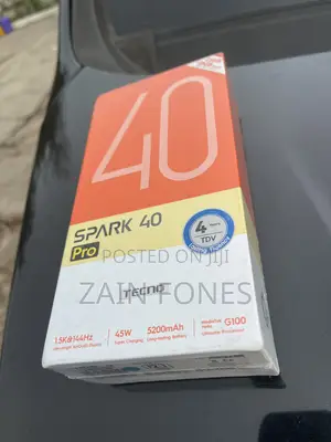 New Tecno Spark 40 Pro 256 GB Black