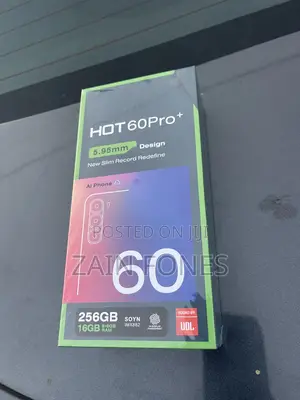 New Infinix Hot 60 Pro+ 256 GB Gray