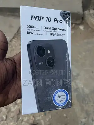 New Tecno Pop 10 Pro 128 GB Black