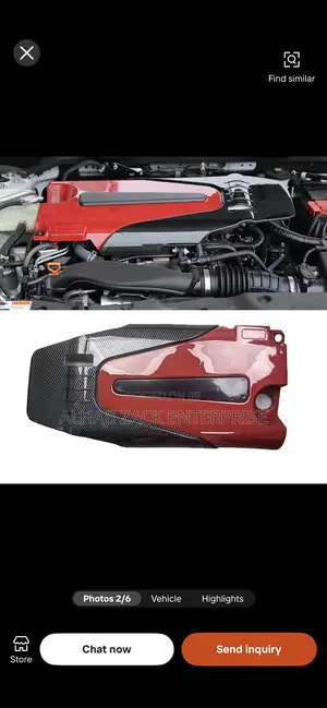 Honda Civic 2018 Engine Cover