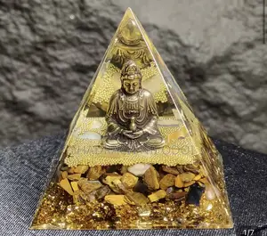 Tiger Eye Pyramid