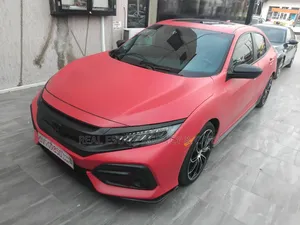 Honda Civic LX Hatchback 2019 Beige