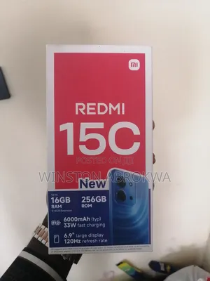 New Xiaomi Redmi 15C 4G 256 GB Black