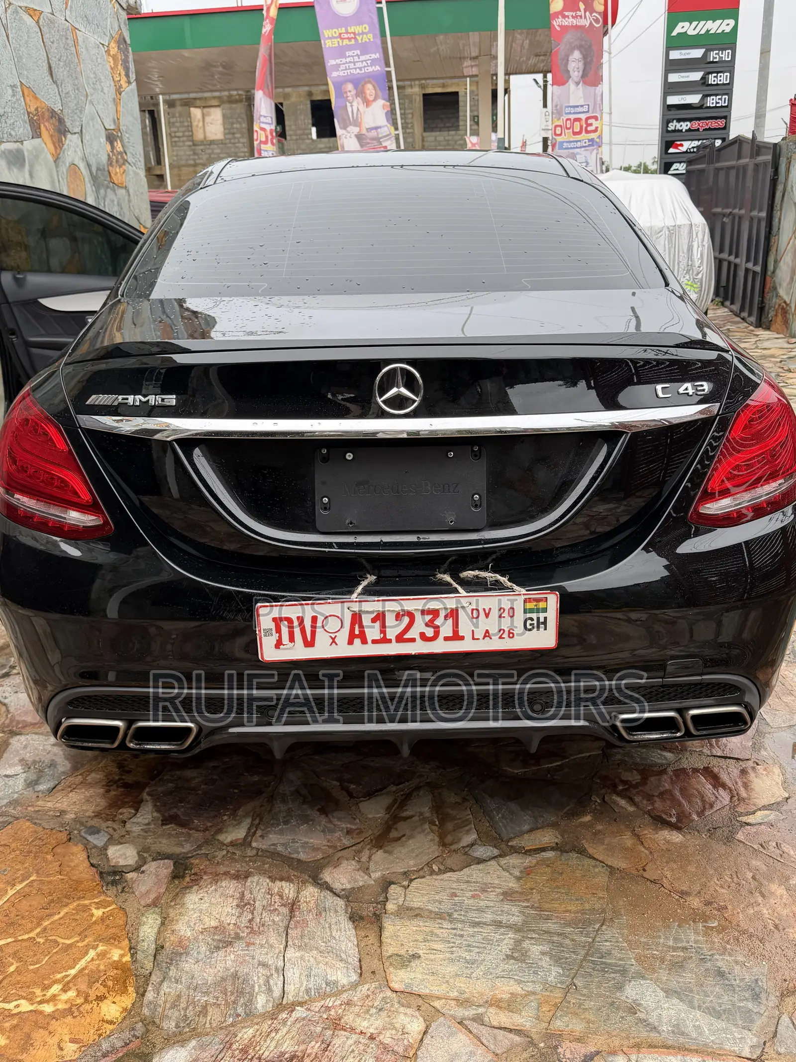 Mercedes-Benz C43 4Matic Sedan AWD (3.0L V6 9AM) 2017 Black