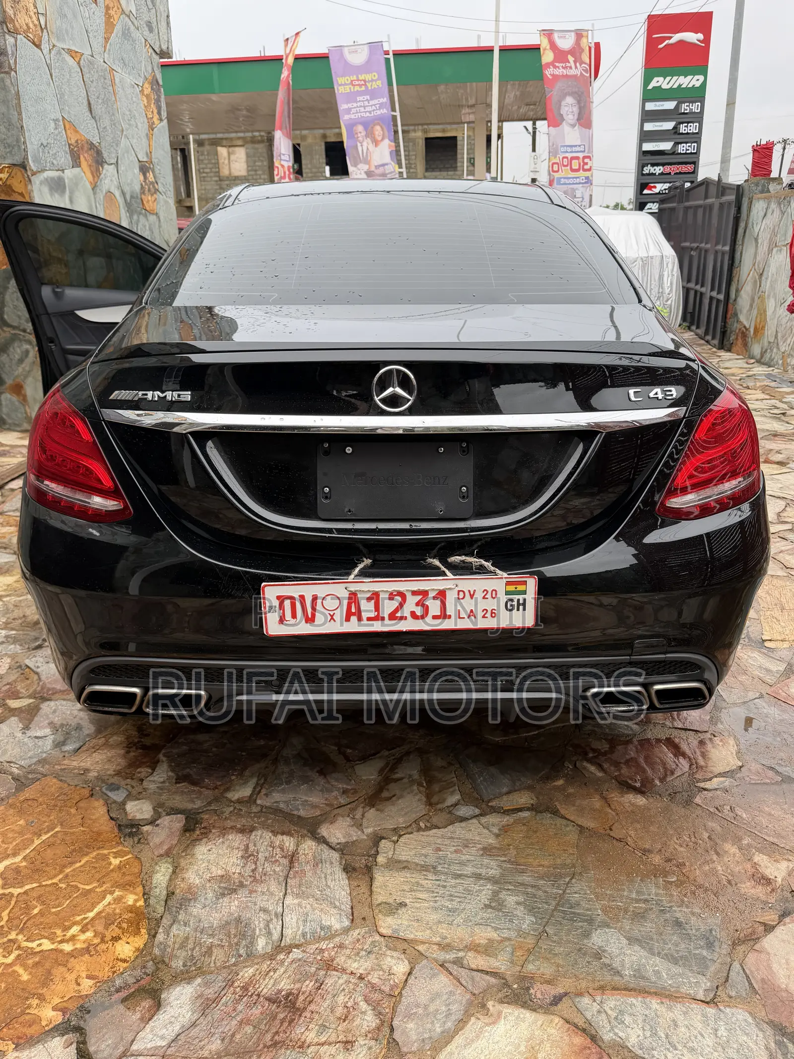 Mercedes-Benz C43 4Matic Sedan AWD (3.0L V6 9AM) 2017 Black